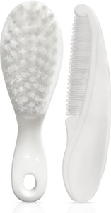 LuvLap Elegant Baby Comb & Brush Set with Soft bristles, Grooming Set, 0M+,