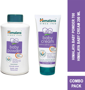 HIMALAYA BABY POWDER 700G+BABY CREAM 200ml Bundle pack Buy
