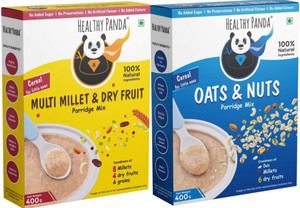HEALTHY PANDA Healthy Kids (800G)-Oats-Millets-Rice & Dry fruit Powder-baby food-baby Cereal