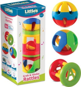 Little's Grab & Shake Rattles I Educational & Developmental Toys for Babies Rattle