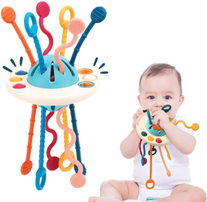 Wembley Silicone Pull String Baby Teether Toy Rattle Price in India ...