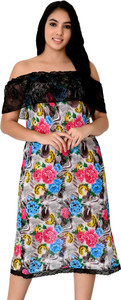 Love Maker Floral Print Babydoll