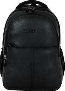 ZERUS PU Leather Backpack for Men & Women Stylish School Office College & Travel Bag 35 L Laptop Backpack