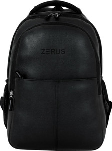 ZERUS PU Leather for Men & Women Stylish School Office College & Travel Bag 35 L Laptop Backpack