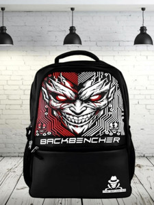 Organo Craft Backbencher Stylish Printed Bag for Boys School & College Bag with Padded Straps 45 L Laptop Backpack