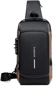 SVULINT Cross Waterproof Cross body with USB Charging Port 6 L Backpack