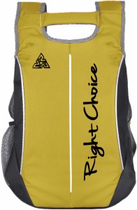 RIGHT CHOICE (2230) black yellow stylish college bags boy & girl 5 L Backpack
