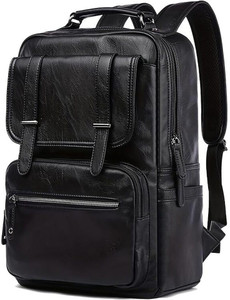 FUR JADEN Vegan Leather Stylish 15.6 Inch 20 L Laptop Backpack