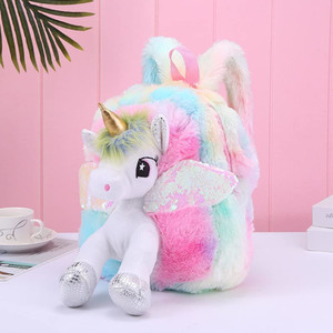 ARGHAV UNICORN SOFT BAG/KIDS BAG/GIFT FOR GIRLS/SOFT UNICORN BAG 12 L बैकपैक