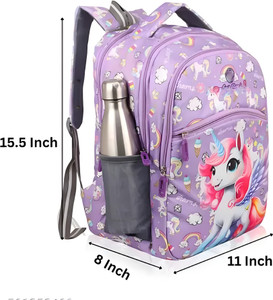 HINEX BAGS Trendy School Bag for Kids | Durable Backpack with Multiple Compartments 25 L Backpack