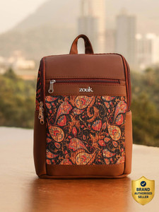ZOUK Paisley Print Amalia Daypack 10.6 L Laptop Backpack