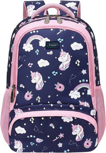 Frantic Polyester Kids School Bag RR_Blue_Music_Unicorn_2026_B 26 L Backpack