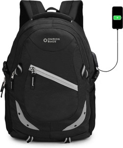 OMRON BAGS Smart Backpack With USB port and rain cover for Office, College and Travel . 30 L Laptop Backpack