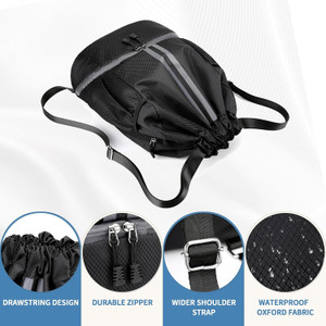 HGT Basketball Bag Gym Bag With Shoe Compartment Pocket Large Space 23 L Backpack