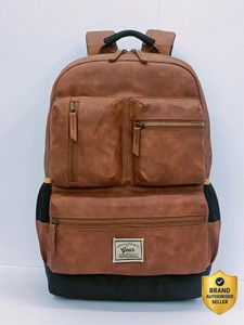 Gear Vintage Boxy Leather 30 L Laptop Backpack
