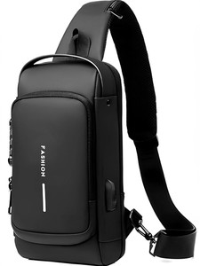 Bellveen Sling Bag CrossBody For Men Women USB Charging Port 10 L Backpack