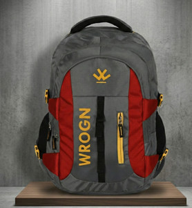 WROGN Unisex 3 Compartment 45 L Gray Laptop Backpack - Image 5