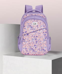 Genie Batik School Bag for Pastel lavender colour backpack for  36 L Laptop Backpack Purple Price in India