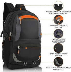 MONVELLI Casual Laptop Backpack for Men Women Boys Girls/Office 40 L Laptop Backpack