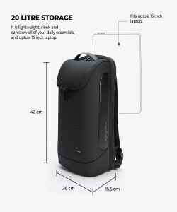 Mokobara The Transit Backpack - 20L 20 L Laptop Backpack
