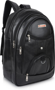 Swanky PU Leather School College bag Boys Girls Men Women Stylish office bags Travel 35 L Backpack