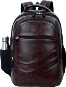 jir fashion For Men and Women Vegan Leather School College Bag 30 L Laptop Backpack