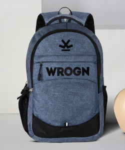WROGN COMFY KHADI BACKPACK FOR MEN AND WOMEN (NAVY) 35 L Laptop Backpack