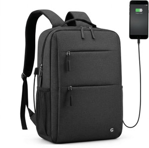 GadgetBite 20L Laptop Backpack 15.6" USB Port, Organiser, Bottle Pocket - Blue 20 L Laptop Backpack