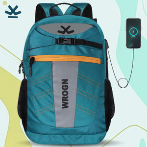 WROGN Valex DTAW-6A ASPHER WITH USB PORT AND RAIN COVER 42 L Laptop Backpack
