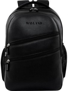 Wayland 35L Faux Leather Laptop Backpack - Image 5
