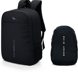 Lunar's Fully Padded Waterproof Anti Theft Professional Laptop Backpack with Raincover 22 L Laptop Backpack