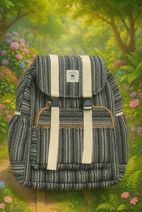 graabyo 25L Himalayan Hemp Laptop Backpack Multicolor - Image 1