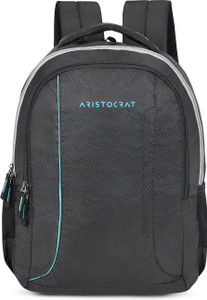 ARISTOCRAT Polyester 26L Amp Laptop Backpack (H) Black For Men & Women 26 L Backpack