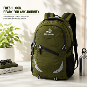 DEEP DAZZLING Unisex Spacy School Collage Bag With Rain Cover 40 L Laptop Backpack
