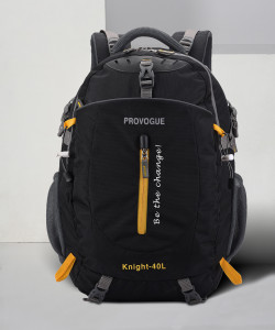 PROVOGUE unisex backpack with rain cover and reflective strip 40 L Laptop Backpack