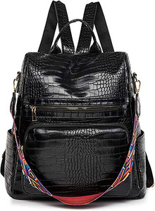 DGee DGEE_DG_015-BLACK-BIG-CROCO 25 L Backpack