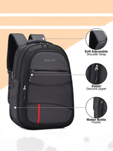 MOONLARK Waterproof Travel with Rain Cover | Large Capacity Office & College Bag 35 L Laptop Backpack