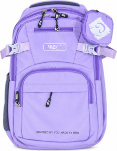 MBW Large 35L Laptop Backpack Korean Dark Purple - Image 1