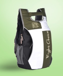 RIGHT CHOICE (2236) Black mehndi green Wihte stylish tuff quality college school casual bag boy & girl 20 L Backpack