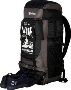 SBCOLLECTION Compact Rucksack Travel Bag for Trekking, Hiking with Shoe Compartment 72 L Laptop Backpack