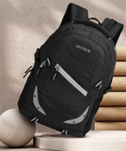 ANTHUB Laptop Backpack 1008 Unisex Spacy With Rain Cover And Reflective Strip 35 L Backpack
