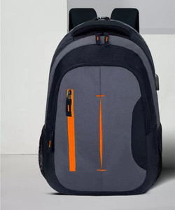 JairaJ USB Charging Port, Water Resistant (Black) 36 L Laptop Backpack