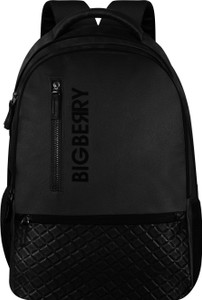 BIGBERRY Newage classic genuine PU Backpack with Multiple Compartments & organiser 28 L Laptop Backpack