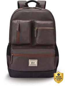 Gear VINTAGE BOXY LEATHER LAPTOP BACKPACK 26 L Laptop Backpack