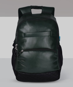 F Gear Luxur Anti Theft Olive Green 25 L Laptop Backpack