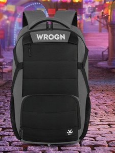 WROGN RADOME unisex with rain cover and reflective strip 35 L Laptop Backpack