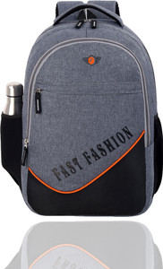 Fast Fashion Large 33 Tuition Bag for Laptop/MacBook/Office/Travel/Classes/College (Grey) 35 L Laptop Backpack