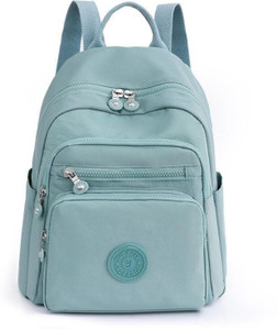 Inovera Small Backpack for Women - Nylon Shoulder Bags with Adjustable Strap(Aqua Blue) 10 L Backpack