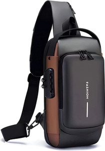 Bellveen New Sling Bag Anti-Theft USB Crossbody Backpack Waterproof Chest Shoulder Bag 0 L Backpack