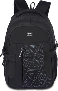 Mindesa Skate Lightweight Laptop Bag for Man with Geometric Design Black 30 L Laptop Backpack